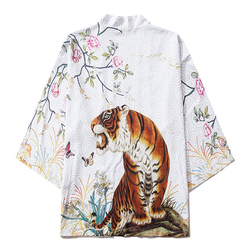 Tiger Kimono, Japanese Robe